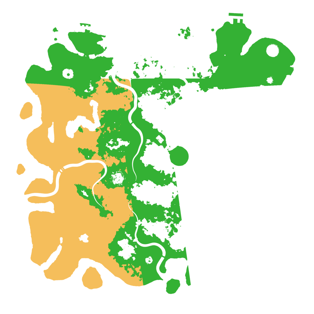 Biome Rust Map: Procedural Map, Size: 4400, Seed: 657306598