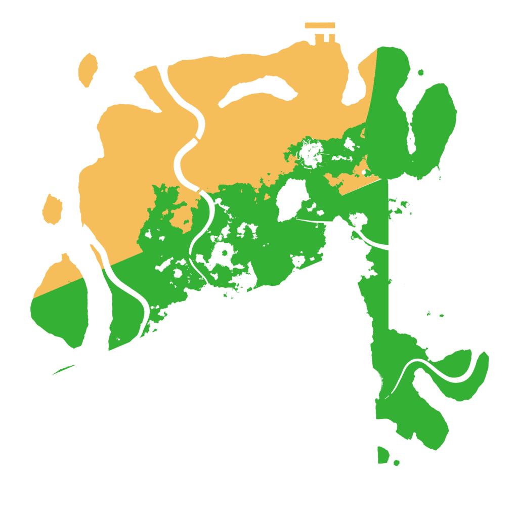 Biome Rust Map: Procedural Map, Size: 3500, Seed: 1935432709