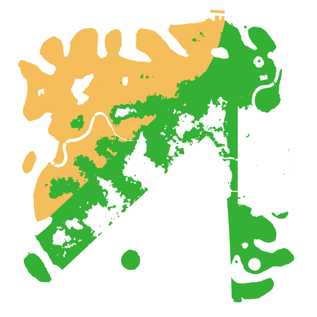 Biome Rust Map: Procedural Map, Size: 4500, Seed: 287482668