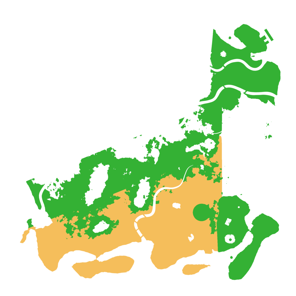 Biome Rust Map: Procedural Map, Size: 4500, Seed: 18791368