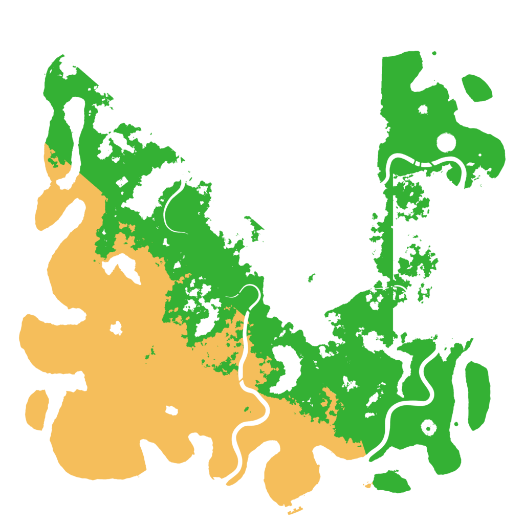 Biome Rust Map: Procedural Map, Size: 5100, Seed: 725321576