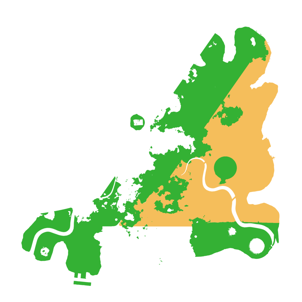 Biome Rust Map: Procedural Map, Size: 3500, Seed: 6246