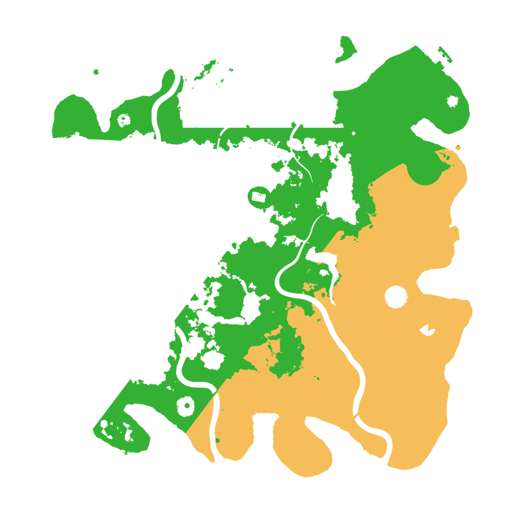 Biome Rust Map: Procedural Map, Size: 4000, Seed: 12985