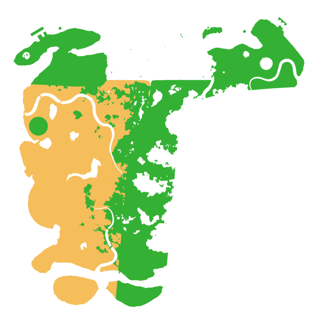 Biome Rust Map: Procedural Map, Size: 4500, Seed: 1614004333
