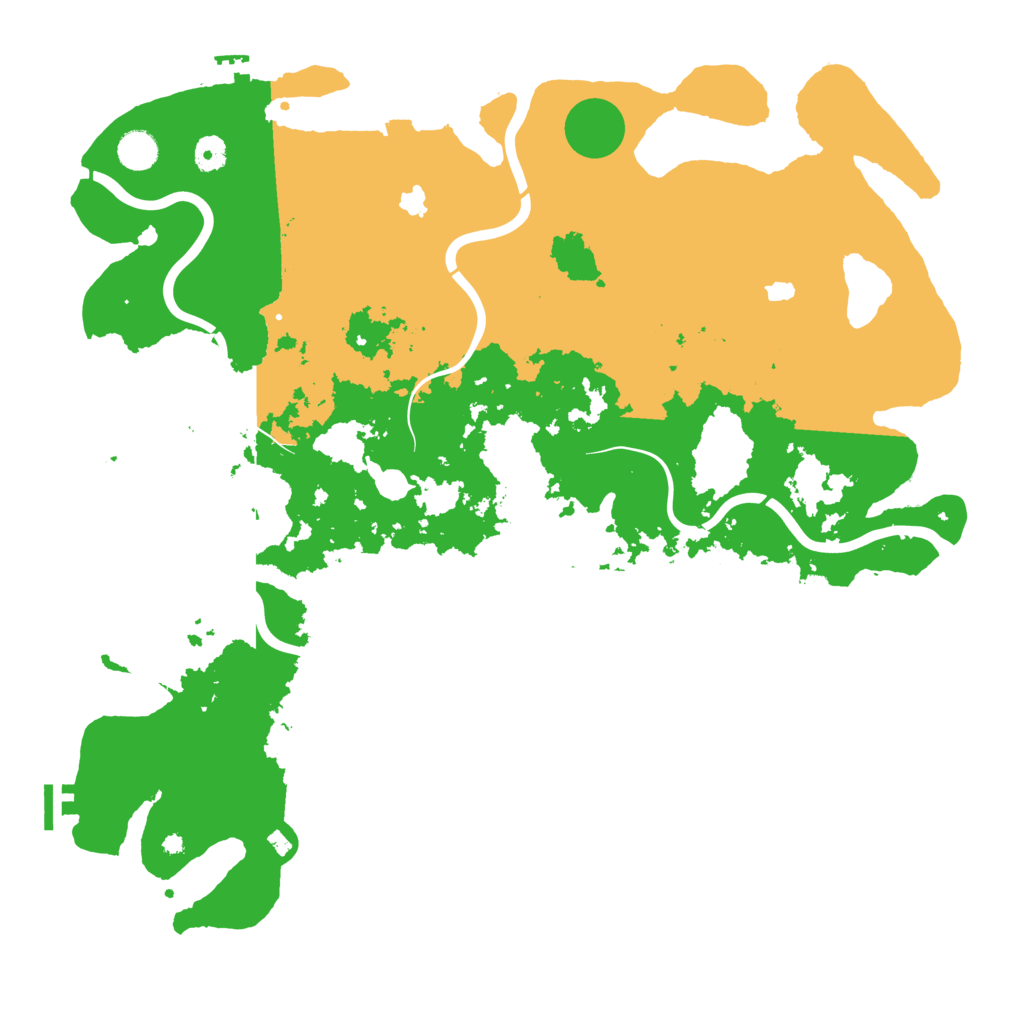 Biome Rust Map: Procedural Map, Size: 4500, Seed: 763704048