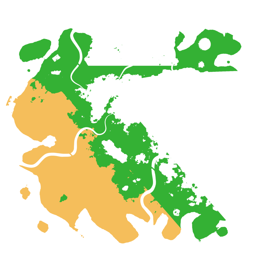 Biome Rust Map: Procedural Map, Size: 3800, Seed: 20426