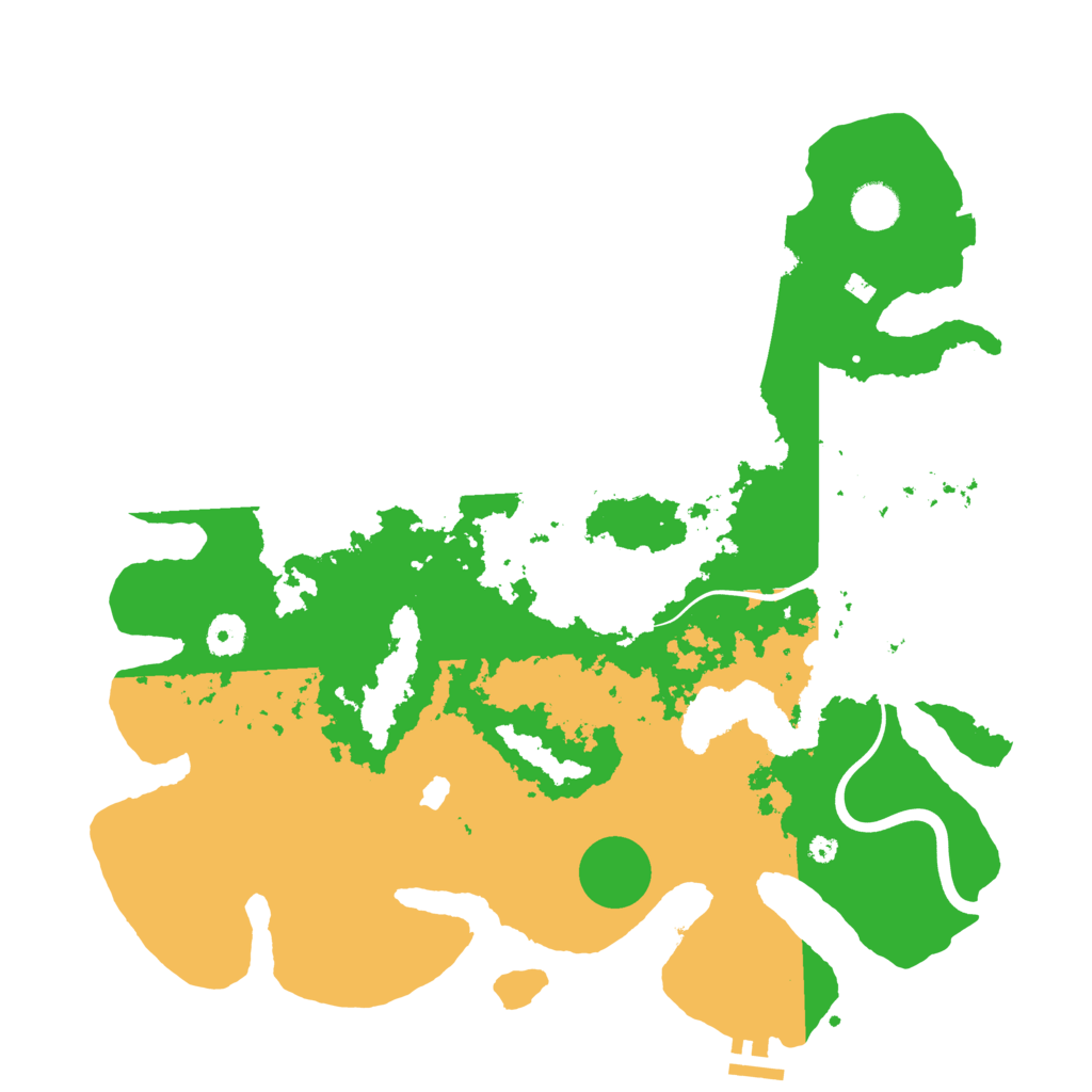 Biome Rust Map: Procedural Map, Size: 4000, Seed: 20262025