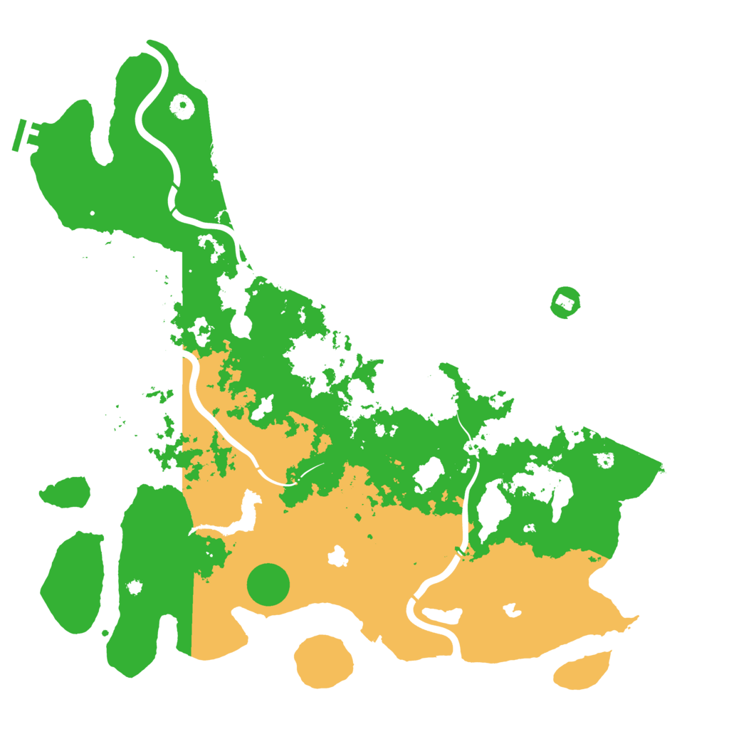 Biome Rust Map: Procedural Map, Size: 4500, Seed: 315362416
