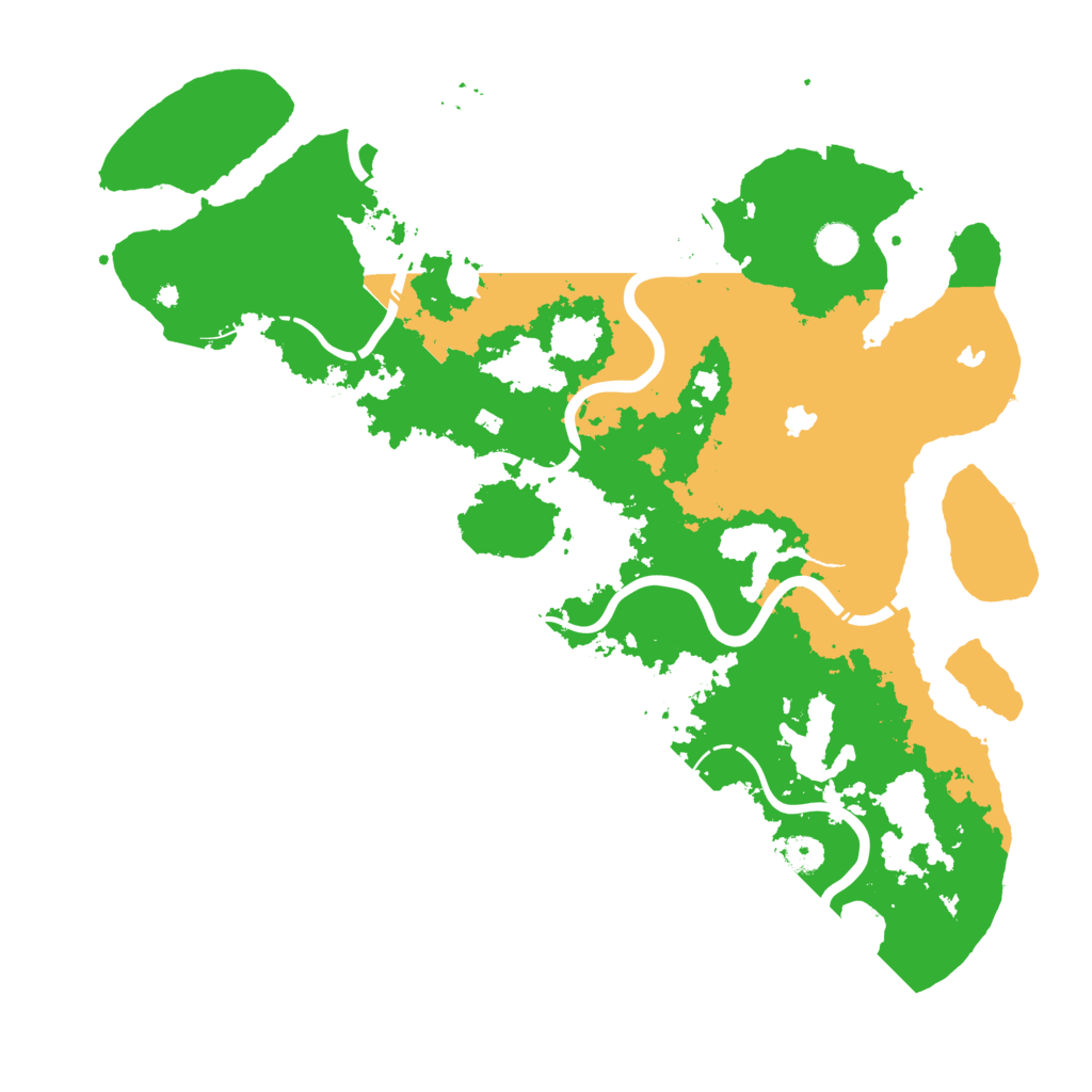 Biome Rust Map: Procedural Map, Size: 4500, Seed: 613376875