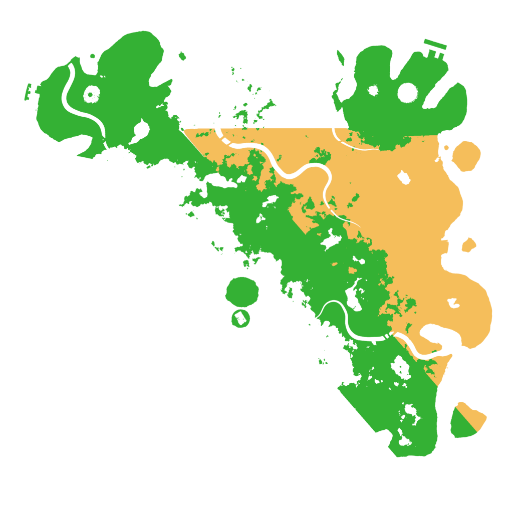 Biome Rust Map: Procedural Map, Size: 4500, Seed: 1237187212