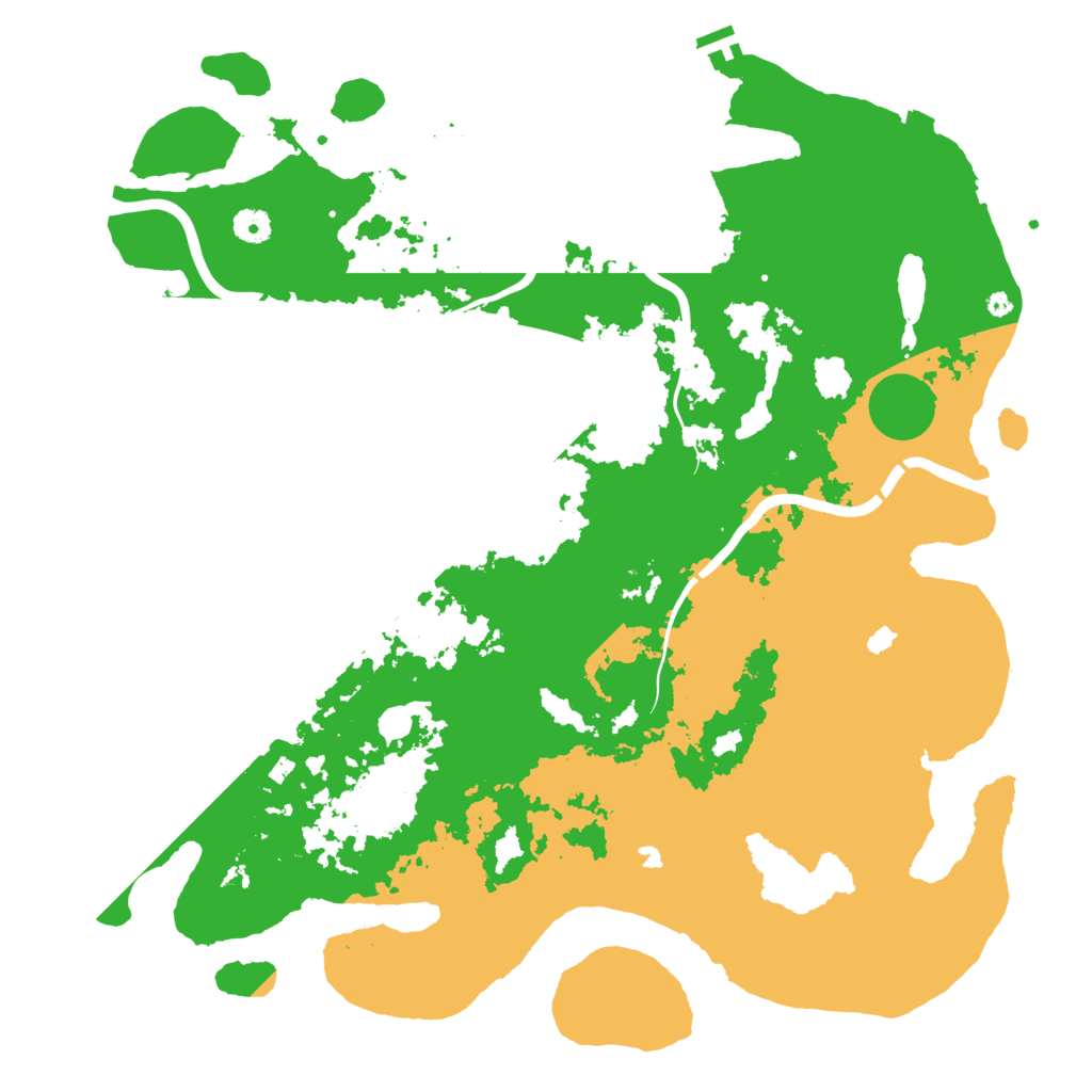 Biome Rust Map: Procedural Map, Size: 4500, Seed: 905660457
