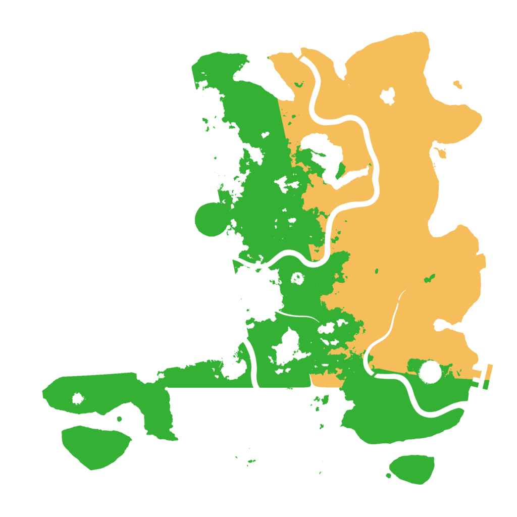 Biome Rust Map: Procedural Map, Size: 4096, Seed: 12345678