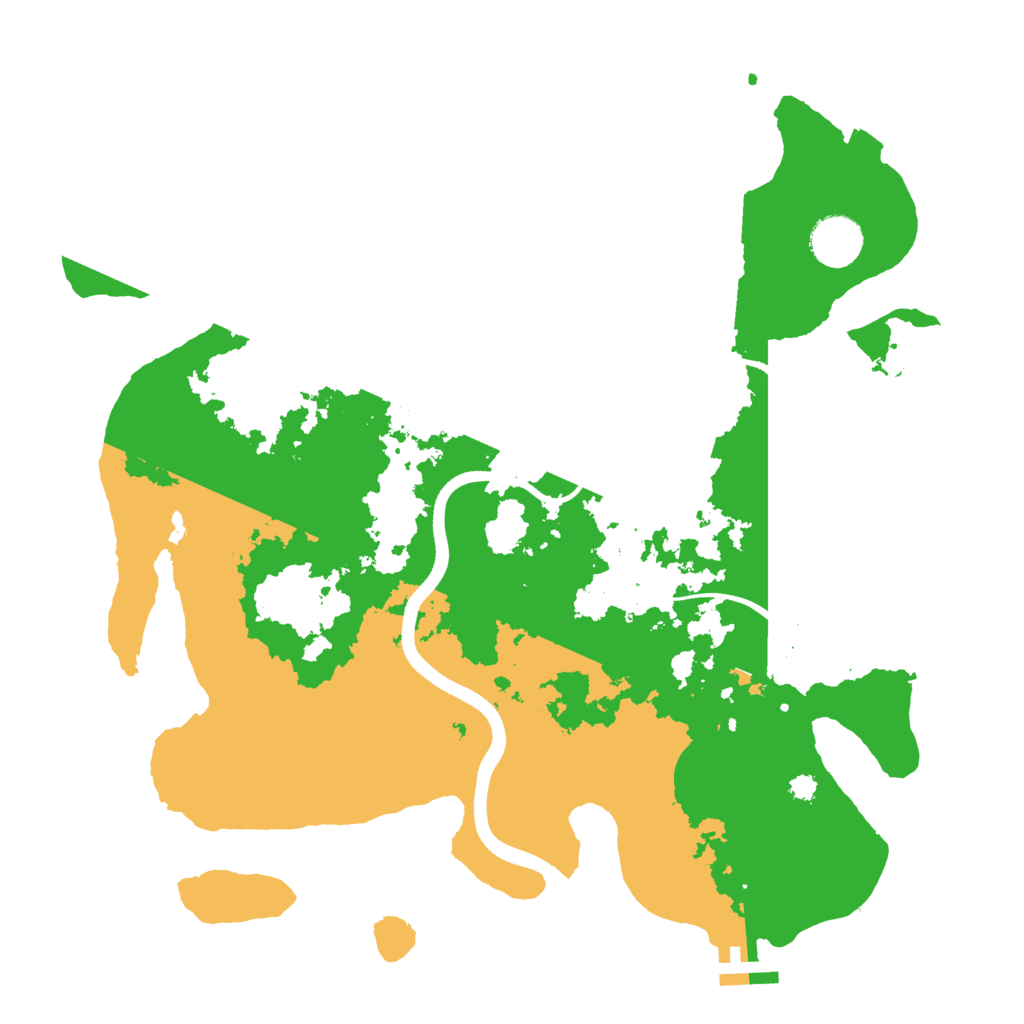 Biome Rust Map: Procedural Map, Size: 3500, Seed: 1199462434