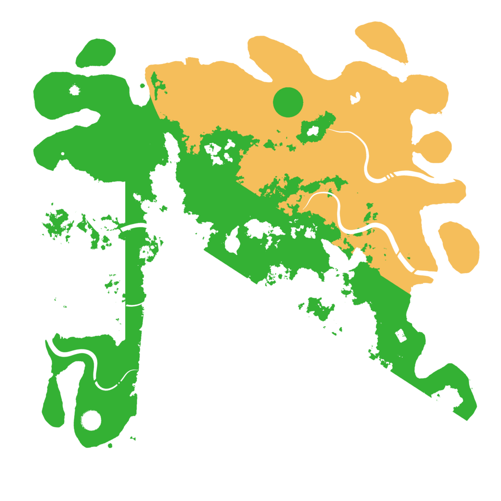 Biome Rust Map: Procedural Map, Size: 4400, Seed: 202604031