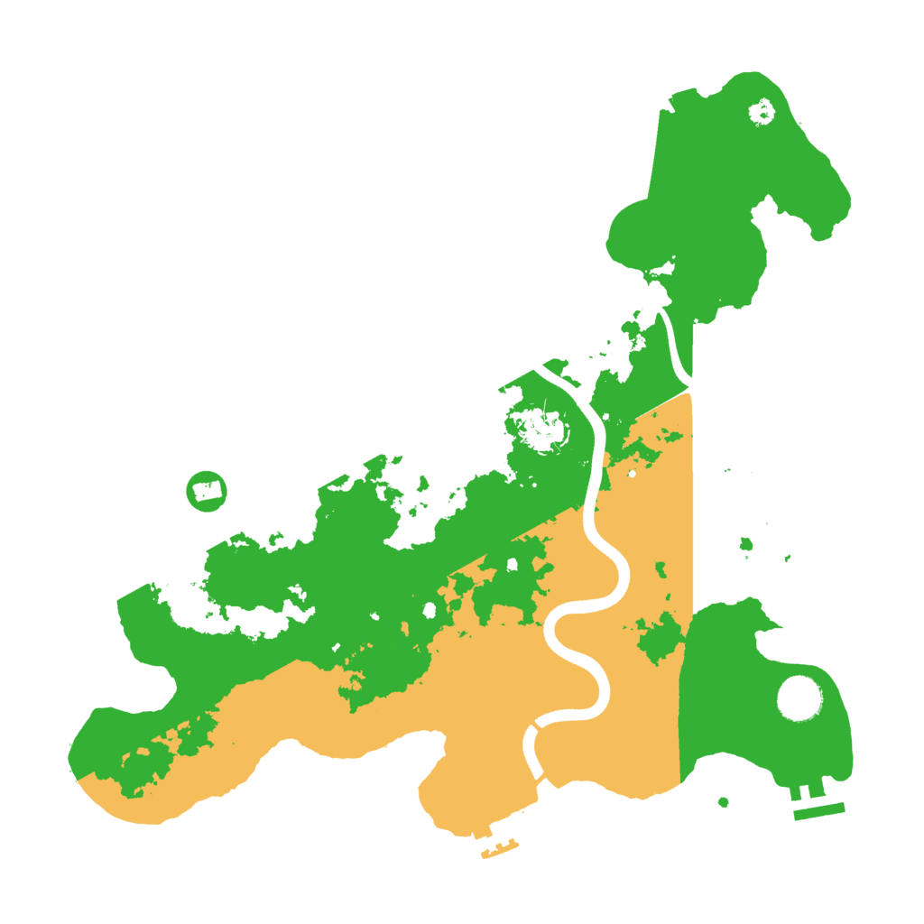 Biome Rust Map: Procedural Map, Size: 3650, Seed: 13380263