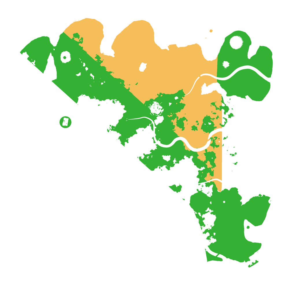 Biome Rust Map: Procedural Map, Size: 4000, Seed: 1889876602