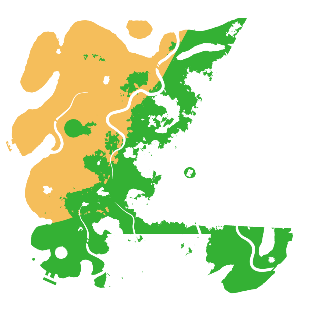 Biome Rust Map: Procedural Map, Size: 4500, Seed: 1227547905