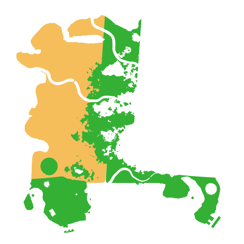 Biome Rust Map: Procedural Map, Size: 3750, Seed: 556811511