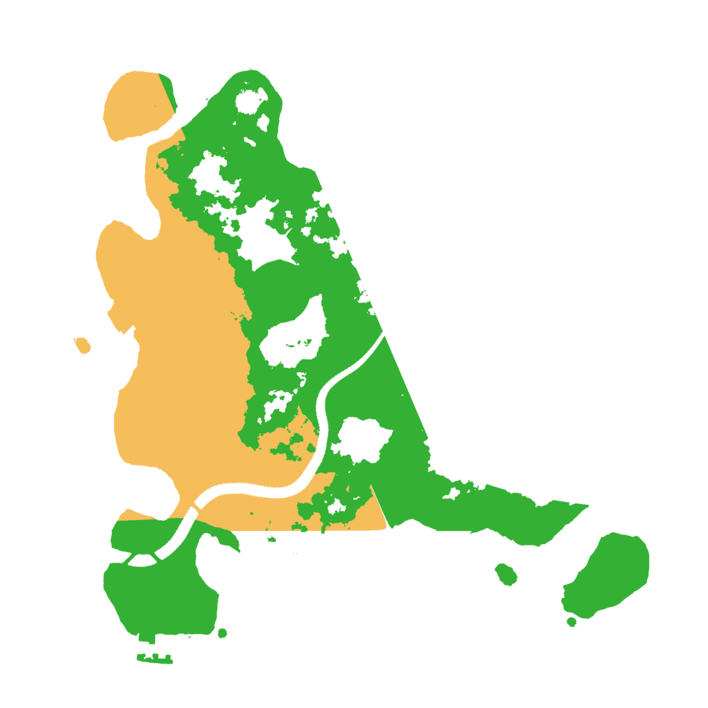 Biome Rust Map: Procedural Map, Size: 3000, Seed: 11473