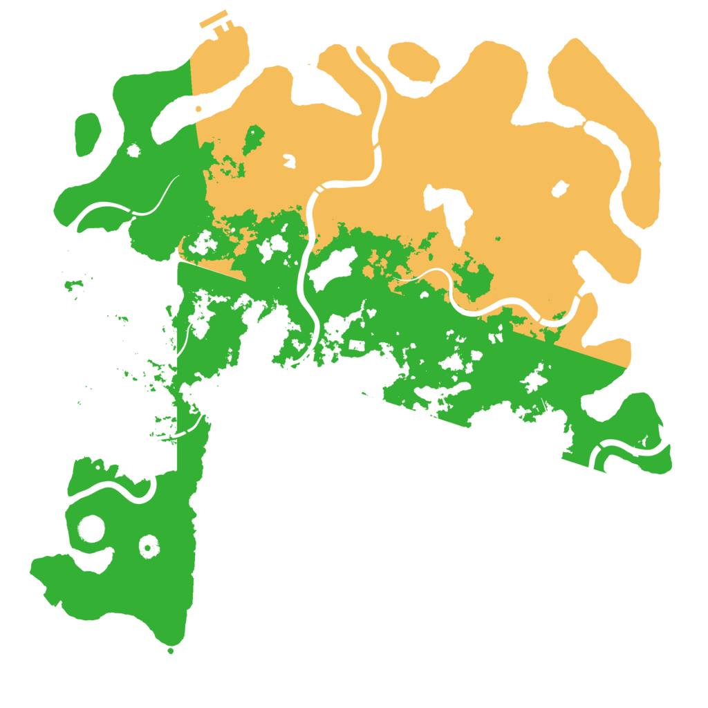 Biome Rust Map: Procedural Map, Size: 4800, Seed: 178792303