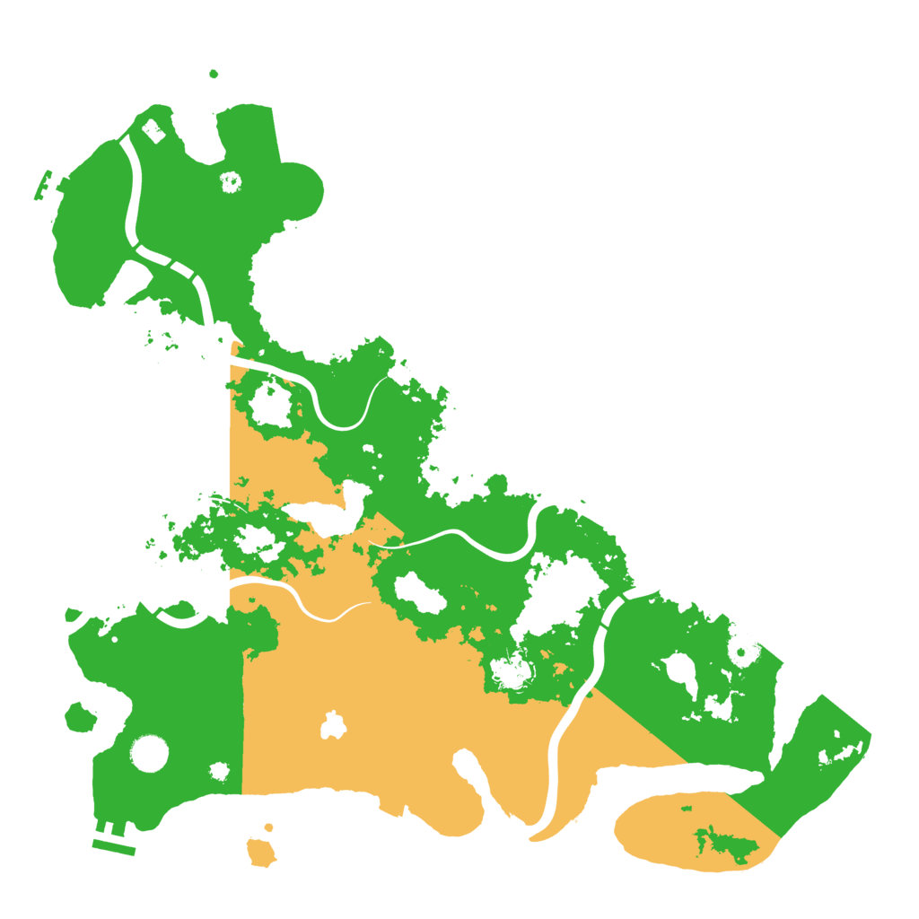 Biome Rust Map: Procedural Map, Size: 4300, Seed: 203546332