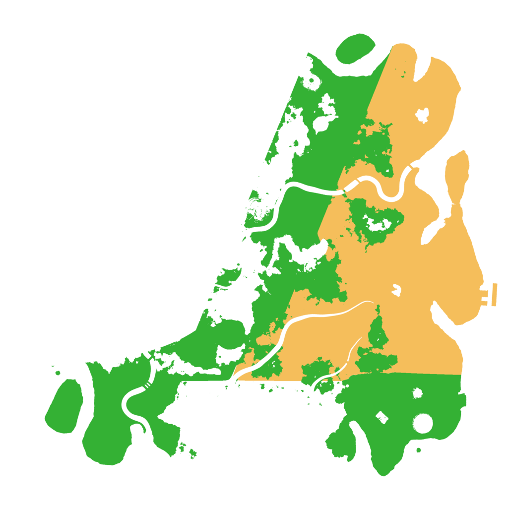 Biome Rust Map: Procedural Map, Size: 4500, Seed: 1816725230