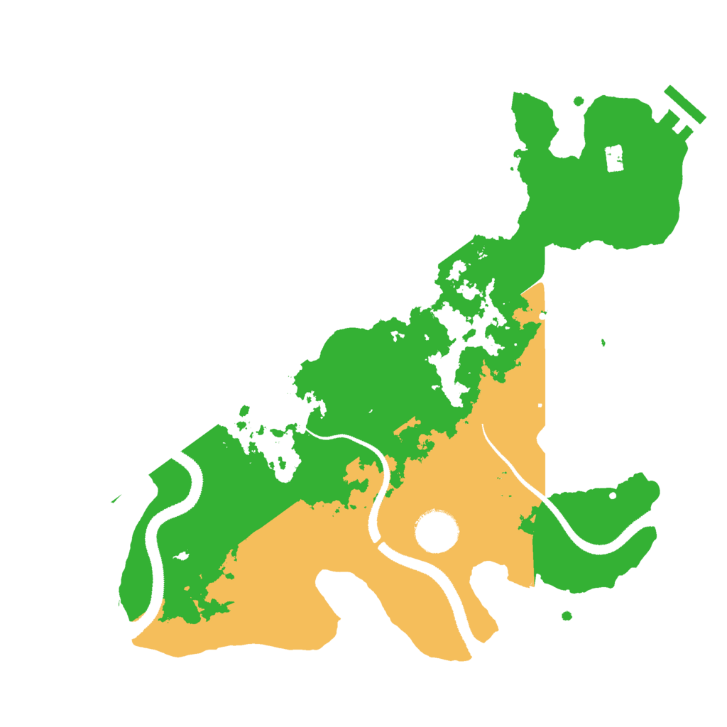 Biome Rust Map: Procedural Map, Size: 3000, Seed: 1950504885