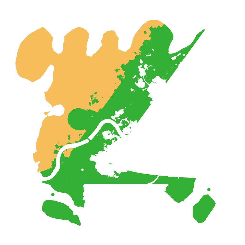 Biome Rust Map: Procedural Map, Size: 3000, Seed: 1692654846