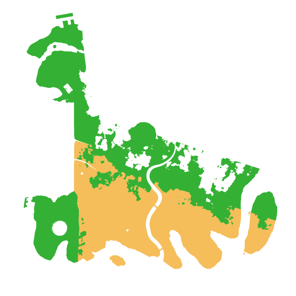 Biome Rust Map: Procedural Map, Size: 3500, Seed: 794285