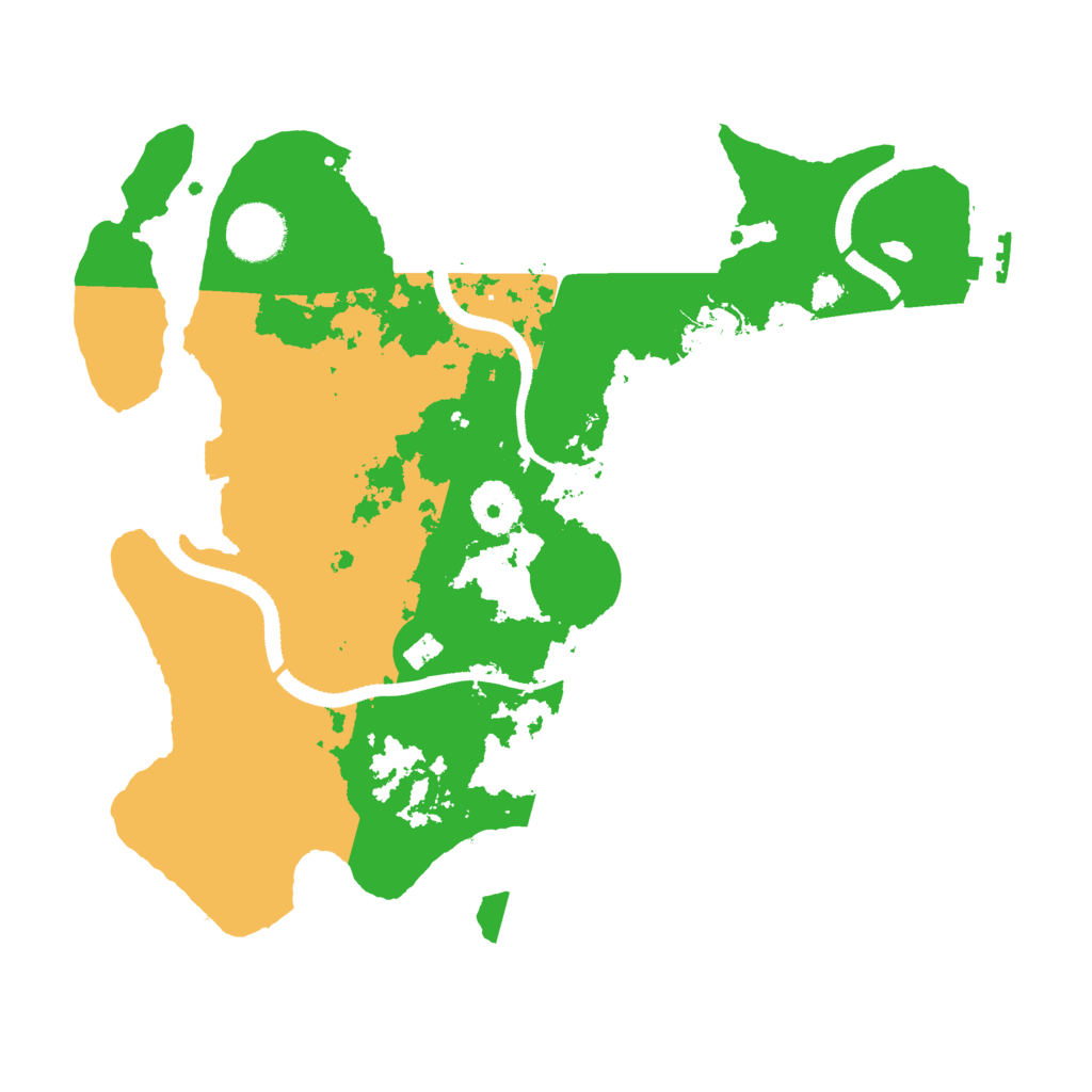 Biome Rust Map: Procedural Map, Size: 3250, Seed: 81762177