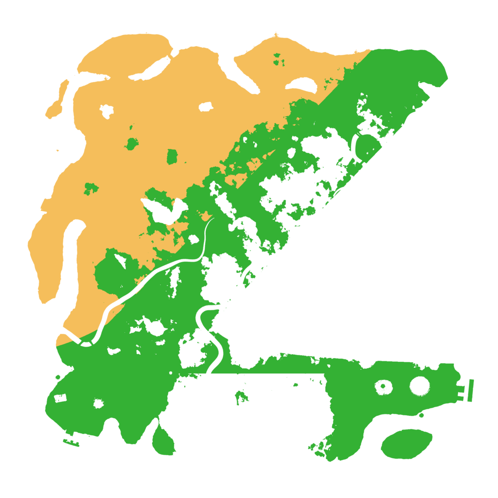 Biome Rust Map: Procedural Map, Size: 4500, Seed: 875824078
