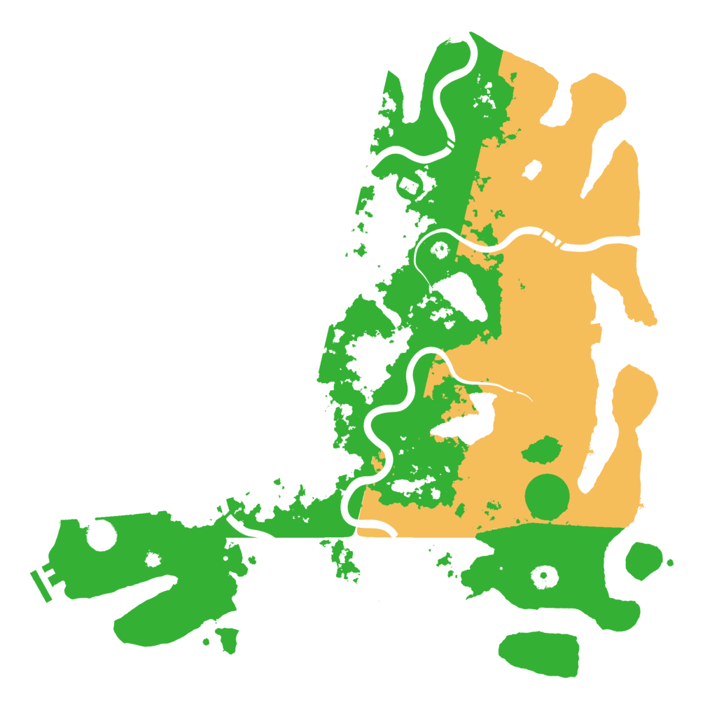Biome Rust Map: Procedural Map, Size: 4250, Seed: 24191
