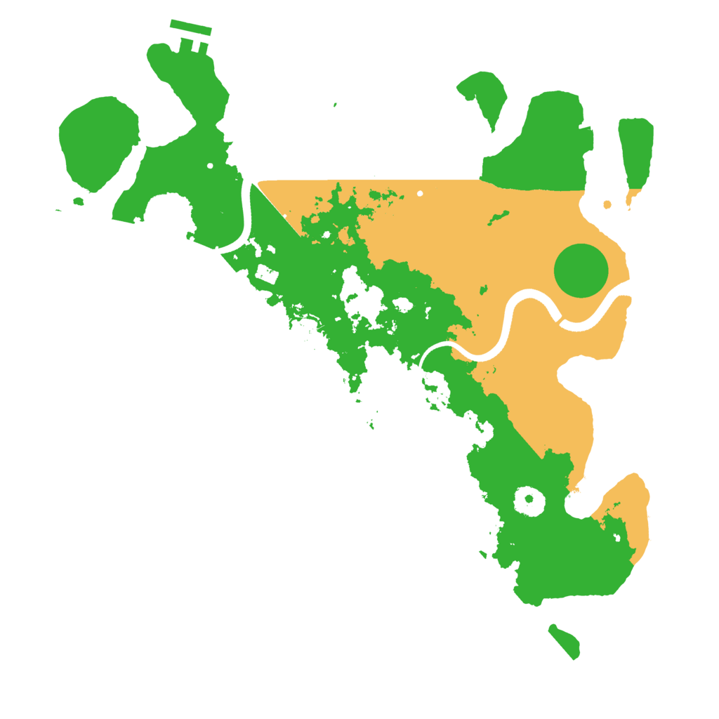 Biome Rust Map: Procedural Map, Size: 3500, Seed: 1340116076