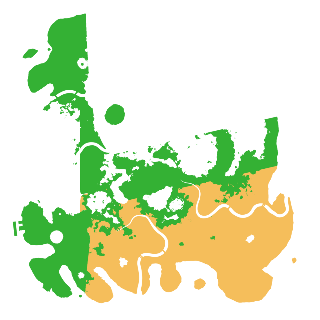 Biome Rust Map: Procedural Map, Size: 4500, Seed: 900938555