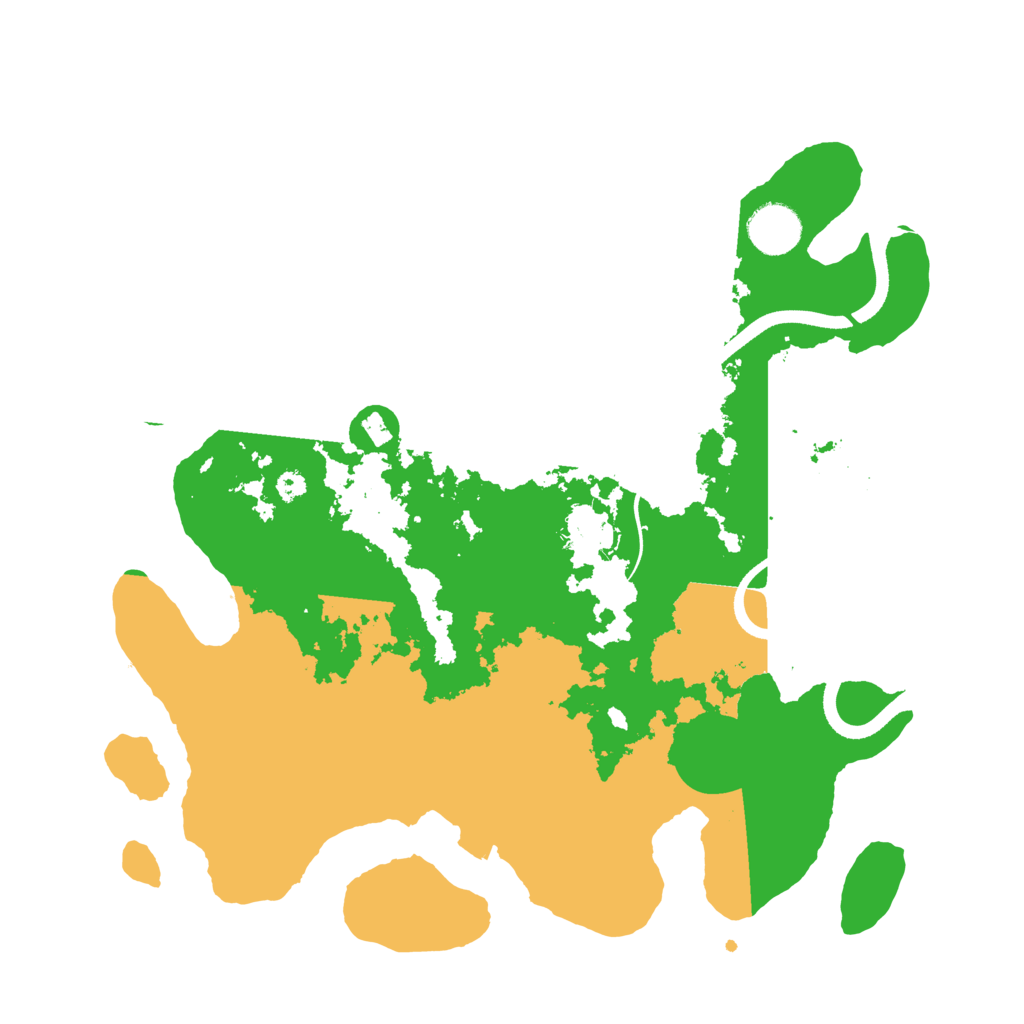 Biome Rust Map: Procedural Map, Size: 3500, Seed: 336412169