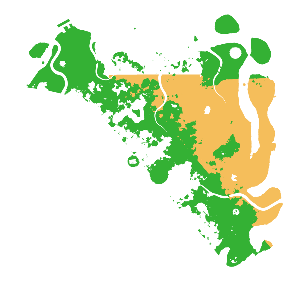Biome Rust Map: Procedural Map, Size: 4500, Seed: 20260403