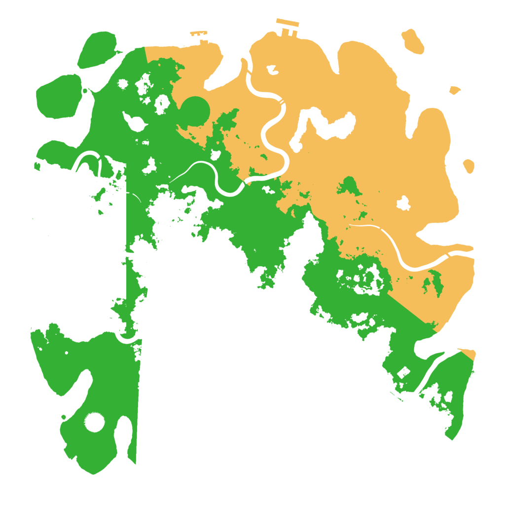 Biome Rust Map: Procedural Map, Size: 4500, Seed: 2104784316