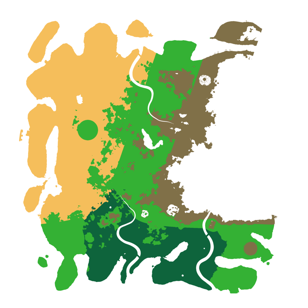 Biome Rust Map: Procedural Map, Size: 4000, Seed: 47679
