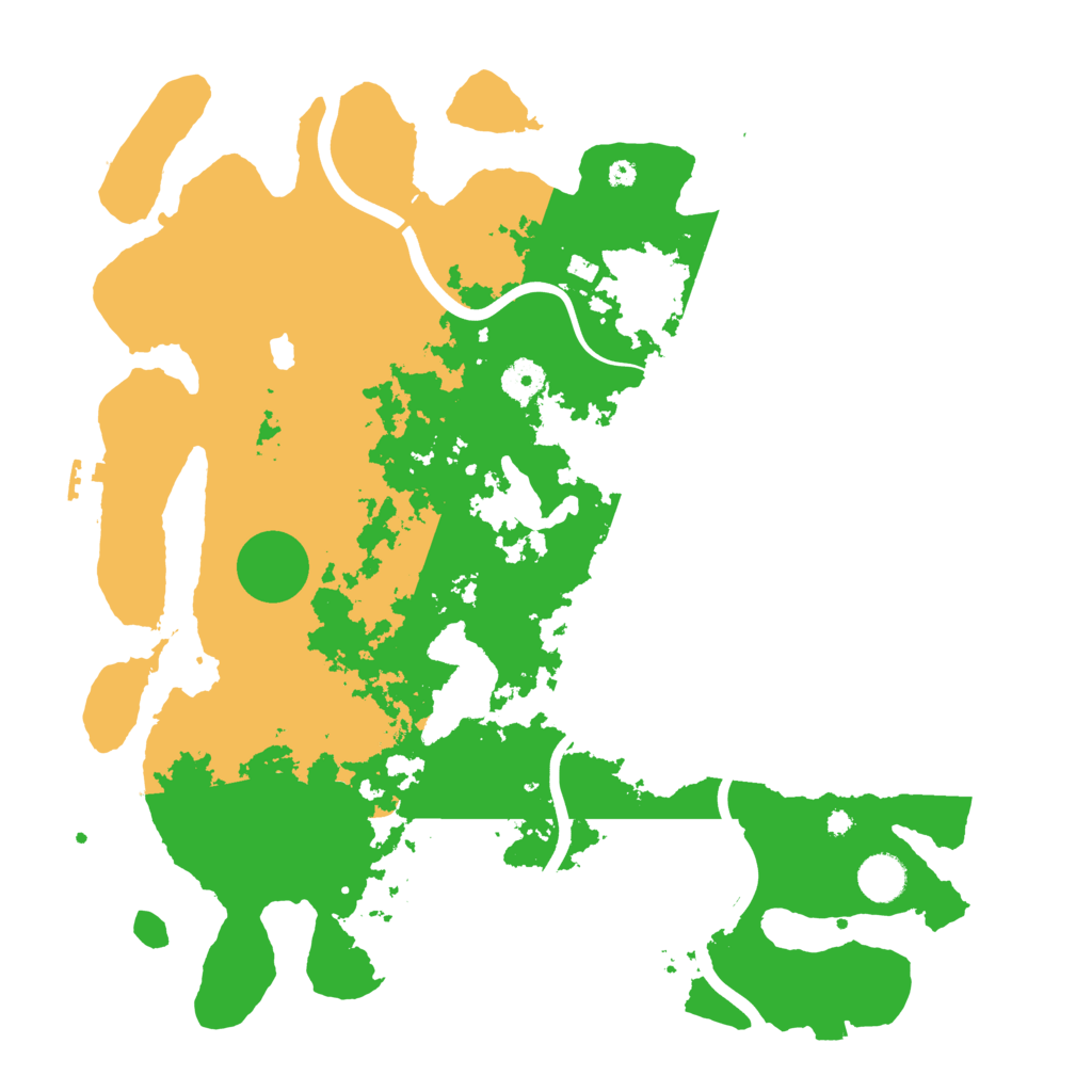 Biome Rust Map: Procedural Map, Size: 4000, Seed: 47679