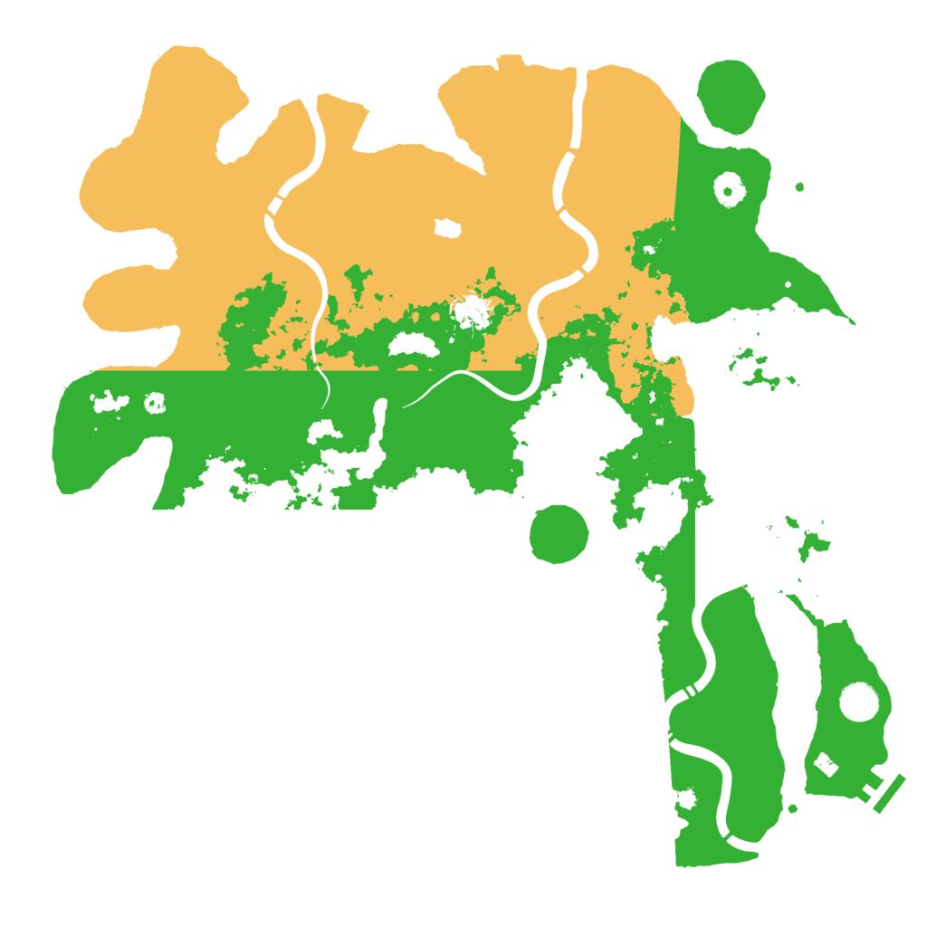 Biome Rust Map: Procedural Map, Size: 4250, Seed: 1160619815