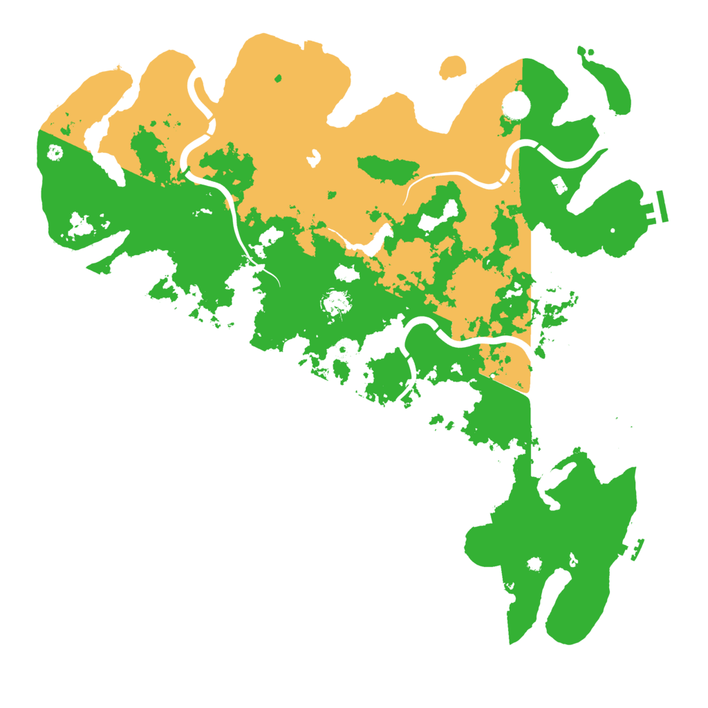Biome Rust Map: Procedural Map, Size: 4500, Seed: 685588463