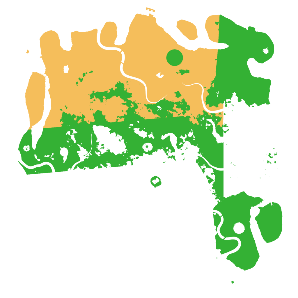 Biome Rust Map: Procedural Map, Size: 4750, Seed: 287800989