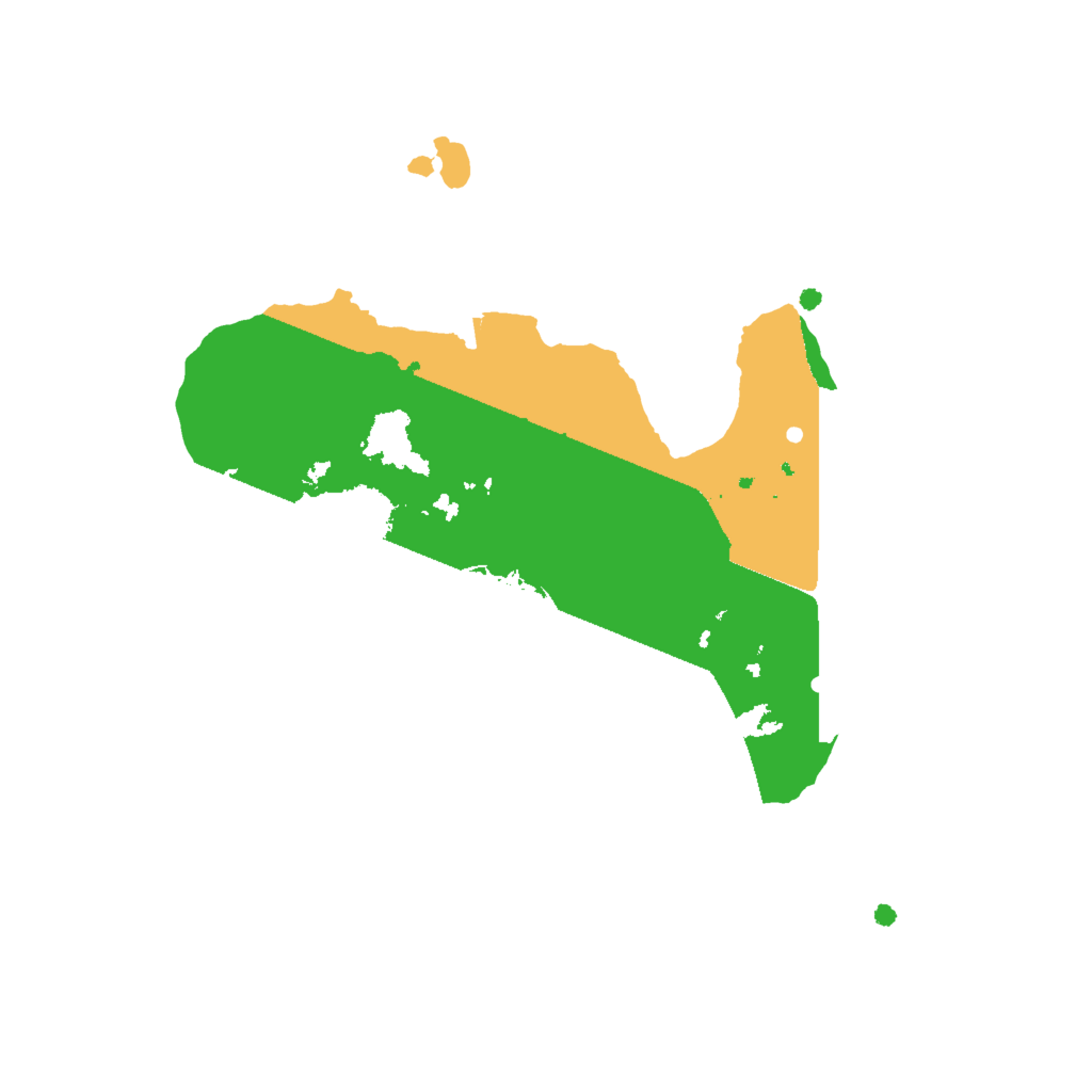 Biome Rust Map: Procedural Map, Size: 2000, Seed: 7589