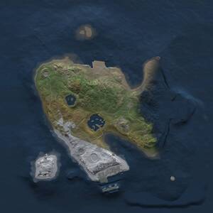 Thumbnail Rust Map: Procedural Map, Size: 2000, Seed: 7589, 4 Monuments