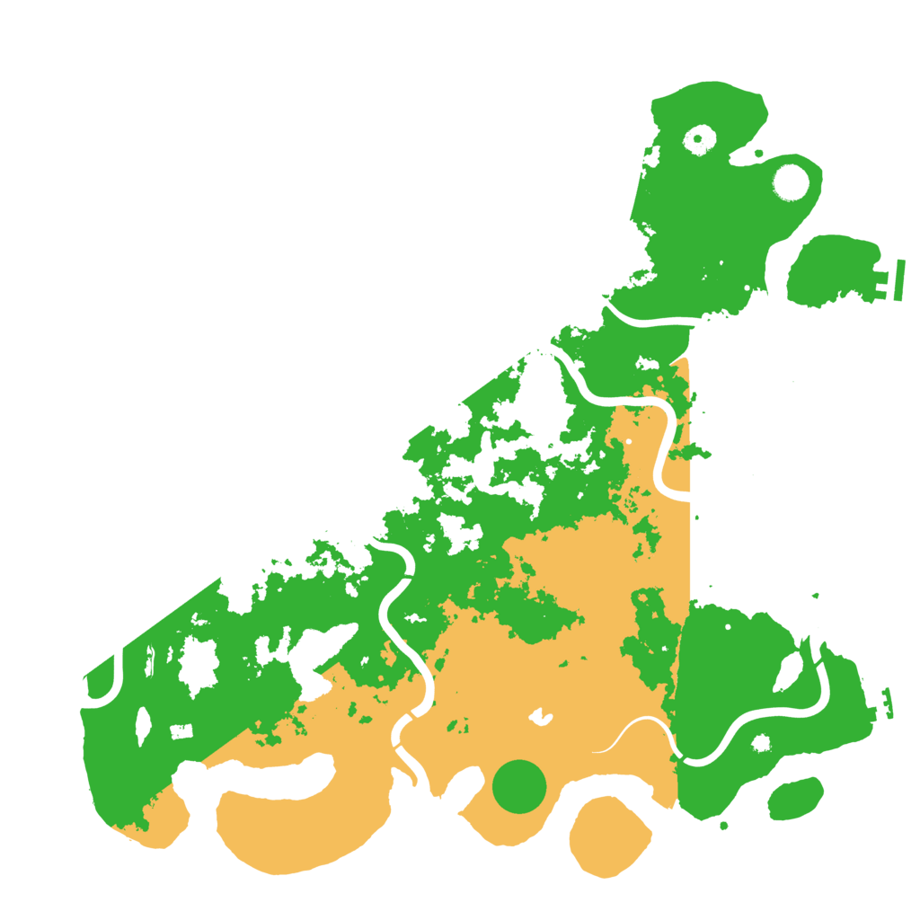 Biome Rust Map: Procedural Map, Size: 4500, Seed: 668552143