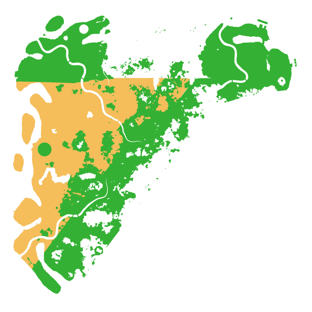Biome Rust Map: Procedural Map, Size: 6000, Seed: 624407324