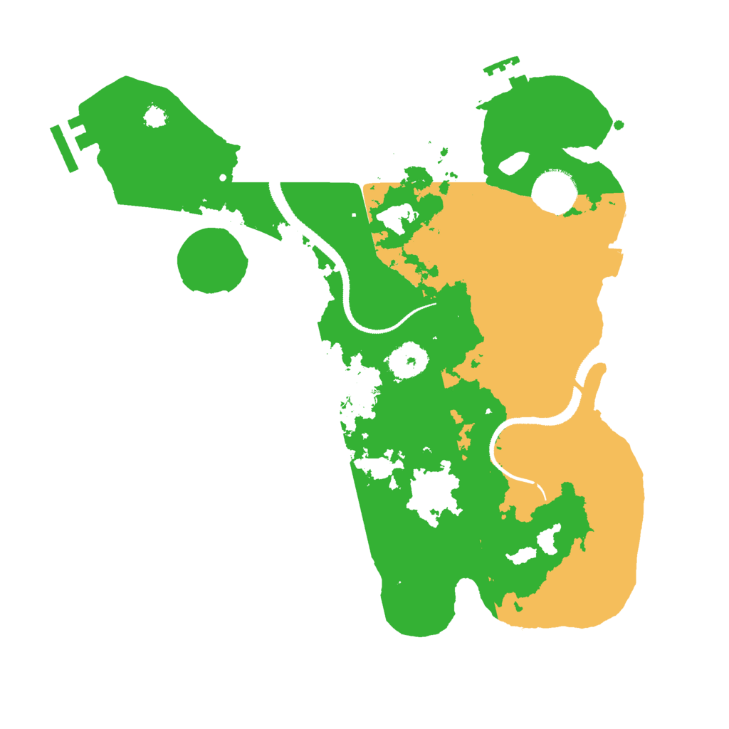 Biome Rust Map: Procedural Map, Size: 3000, Seed: 601922634