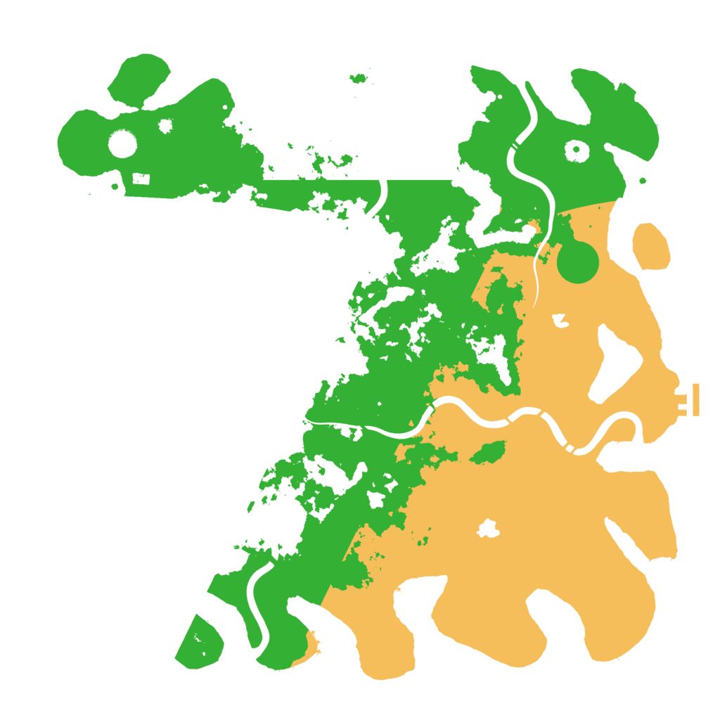 Biome Rust Map: Procedural Map, Size: 4500, Seed: 245971142