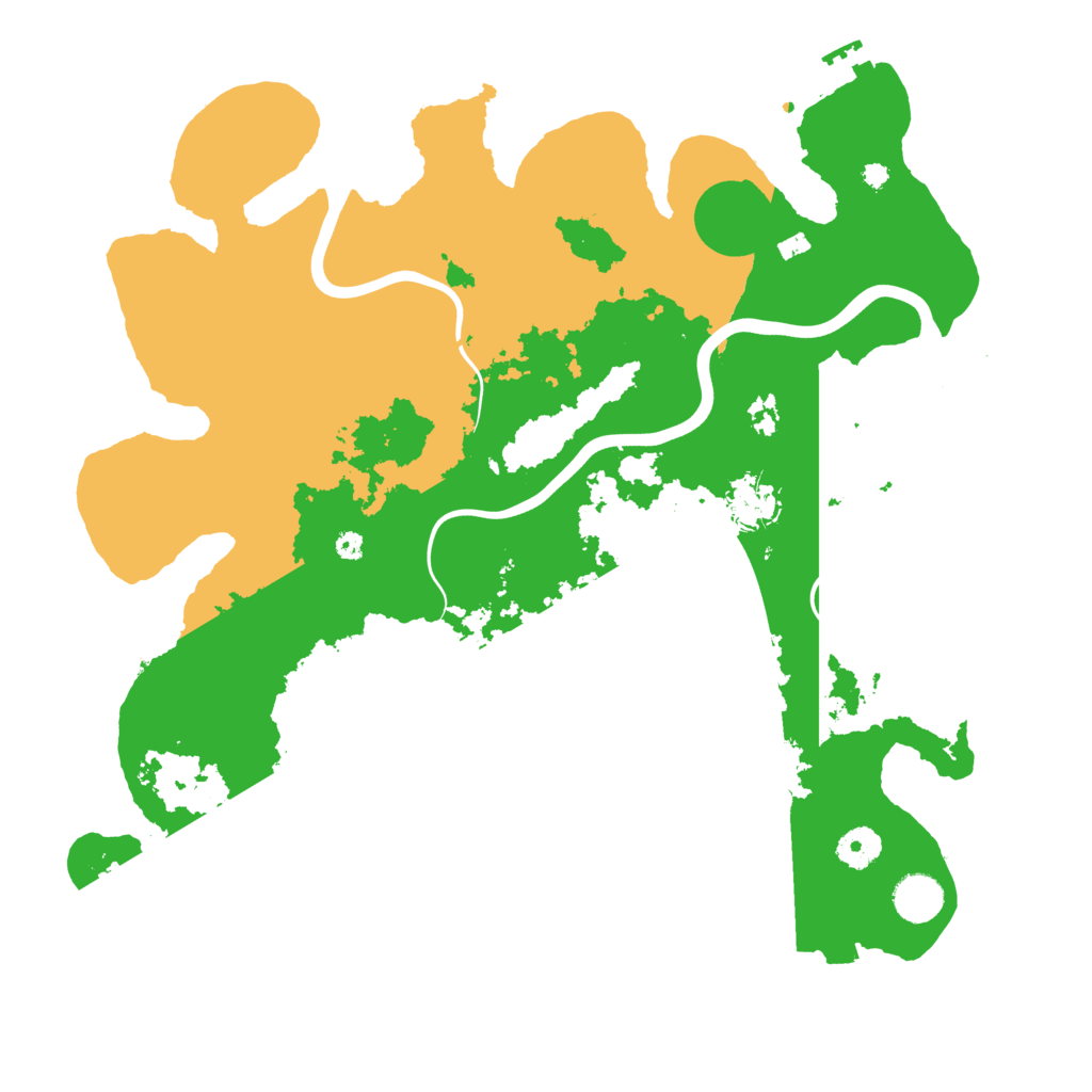 Biome Rust Map: Procedural Map, Size: 3911, Seed: 451378111
