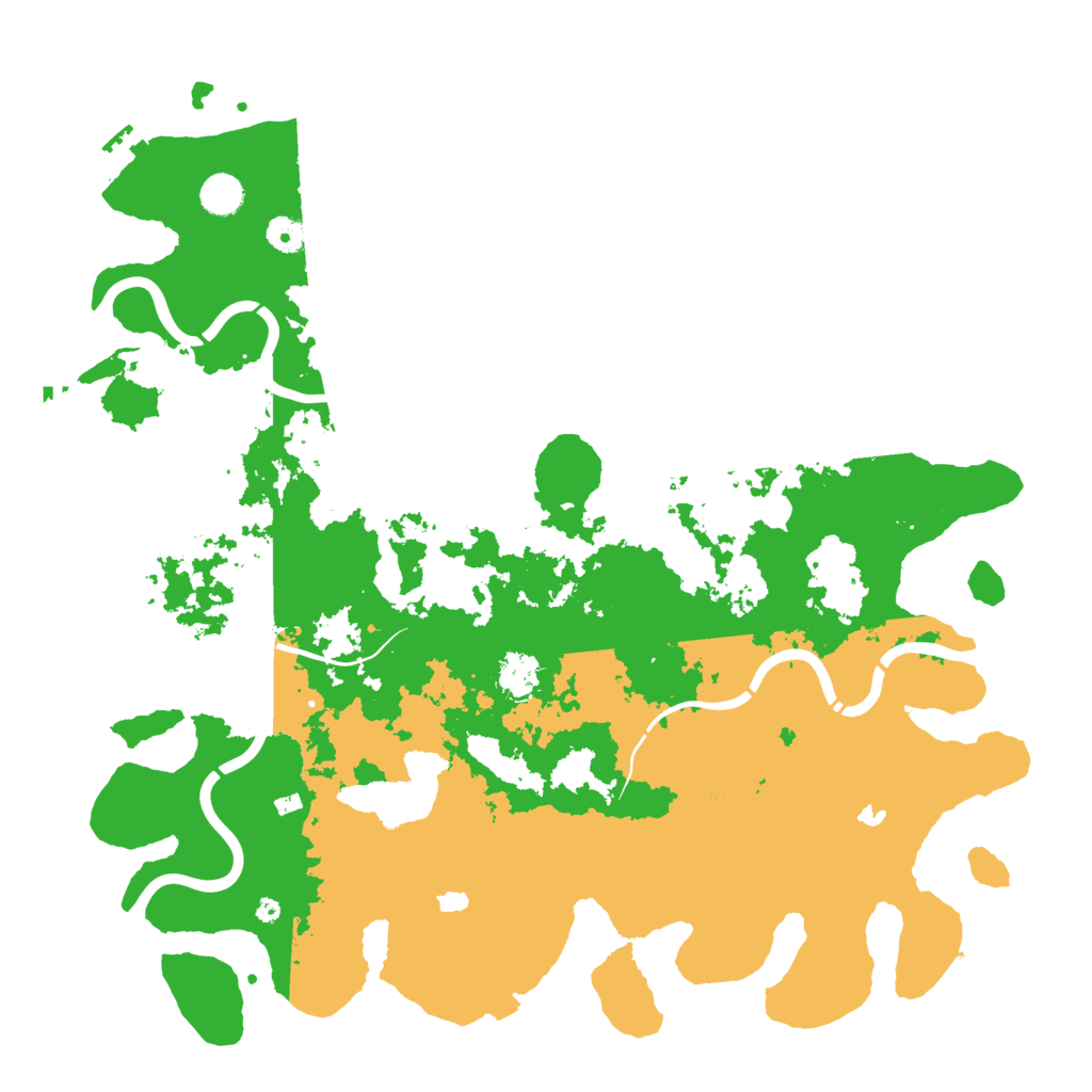 Biome Rust Map: Procedural Map, Size: 4500, Seed: 158644950